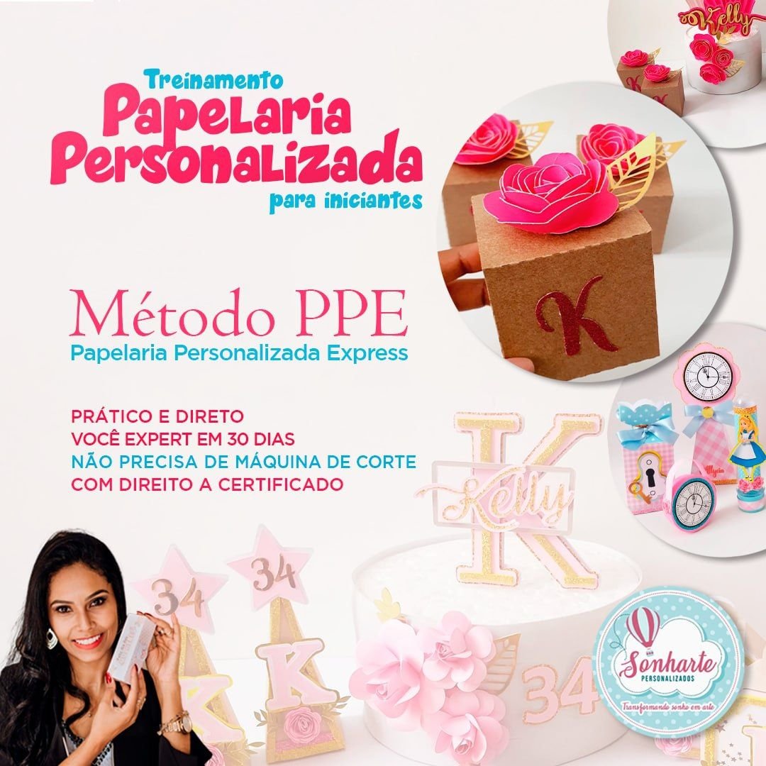 Treinamento Papelaria Personalizada Para Iniciantes