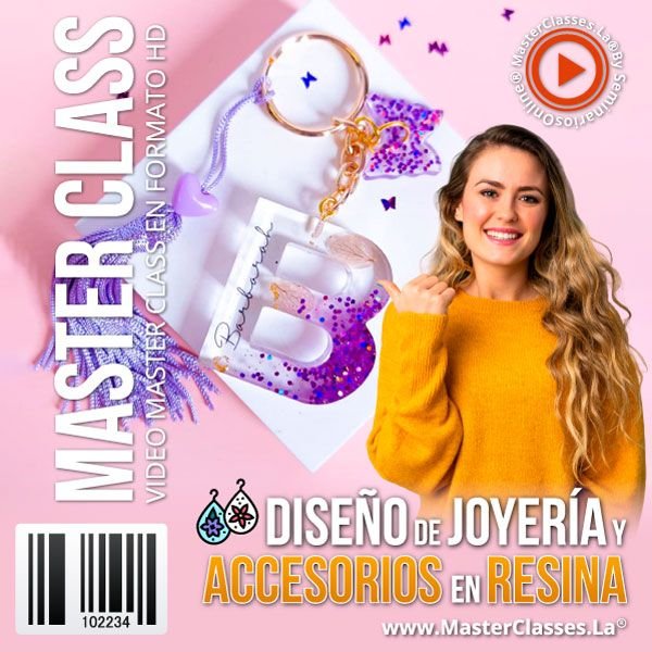 Design de joias e acessórios em resina